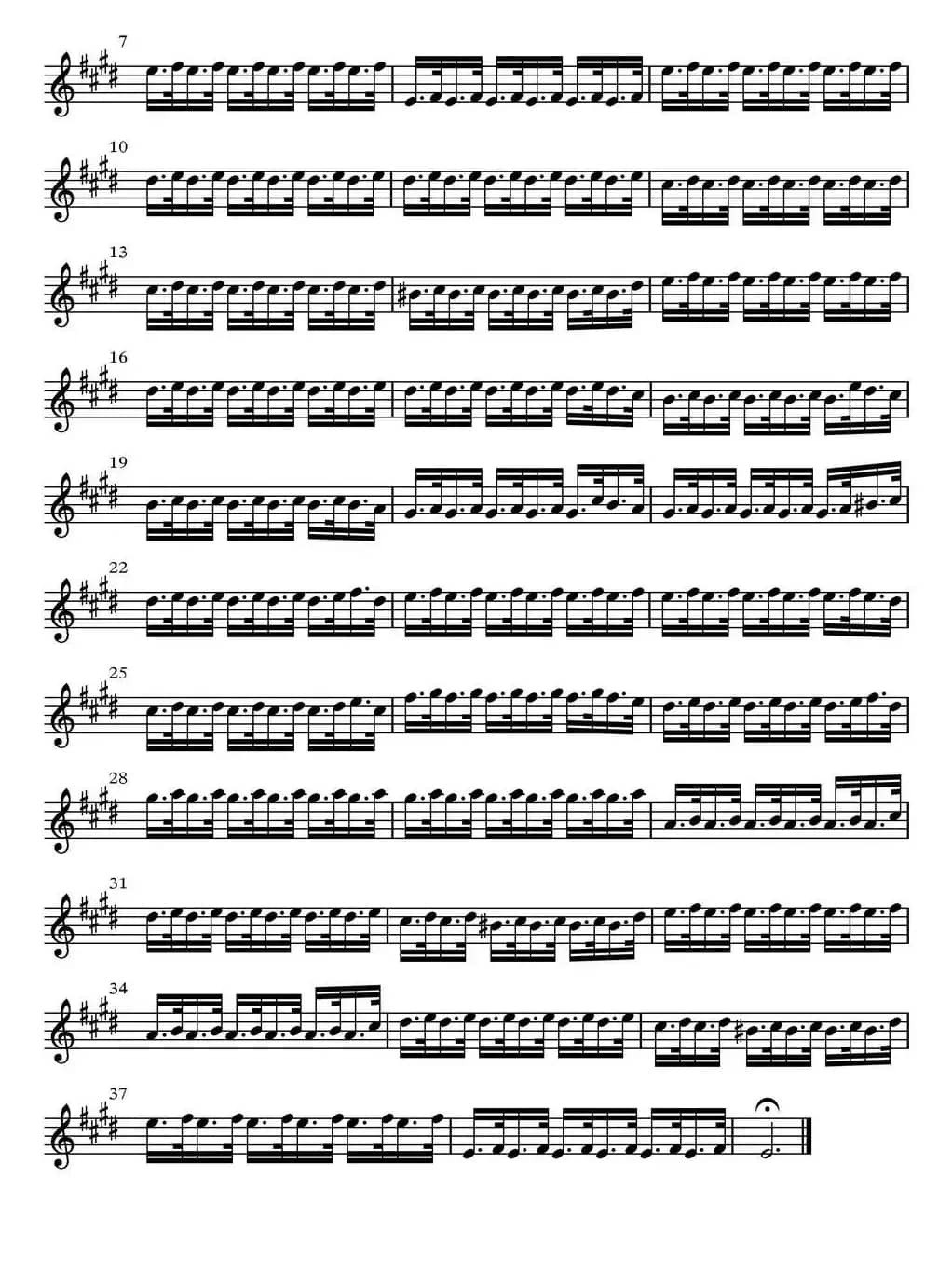 All parts of Spring（四季·春天）（第一小提琴分谱）