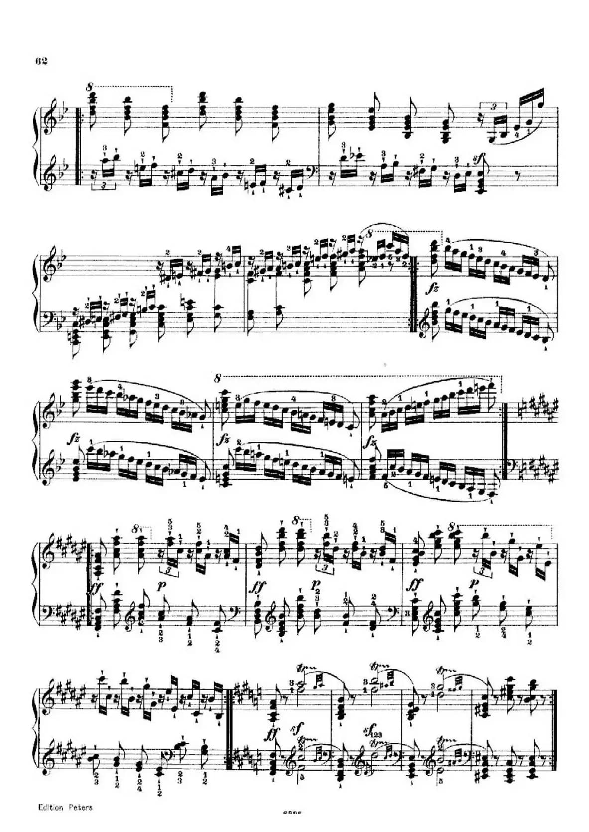 School of the Virtuoso Op.365（60首钢琴高级练习曲·25）