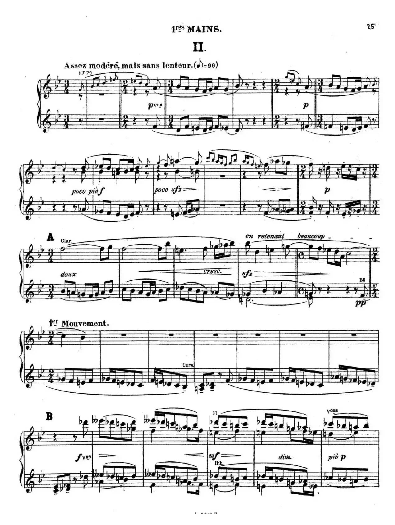 Symphony on a French Mountain Air Op.25(法国山歌交响曲·双钢琴·Ⅱ)