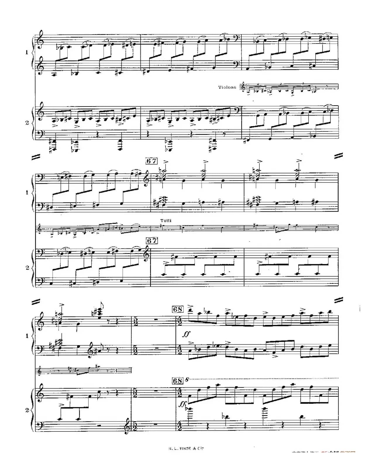 Concerto for 2 Pianos in d Minor（d小调双钢琴协奏曲· 第三乐章）