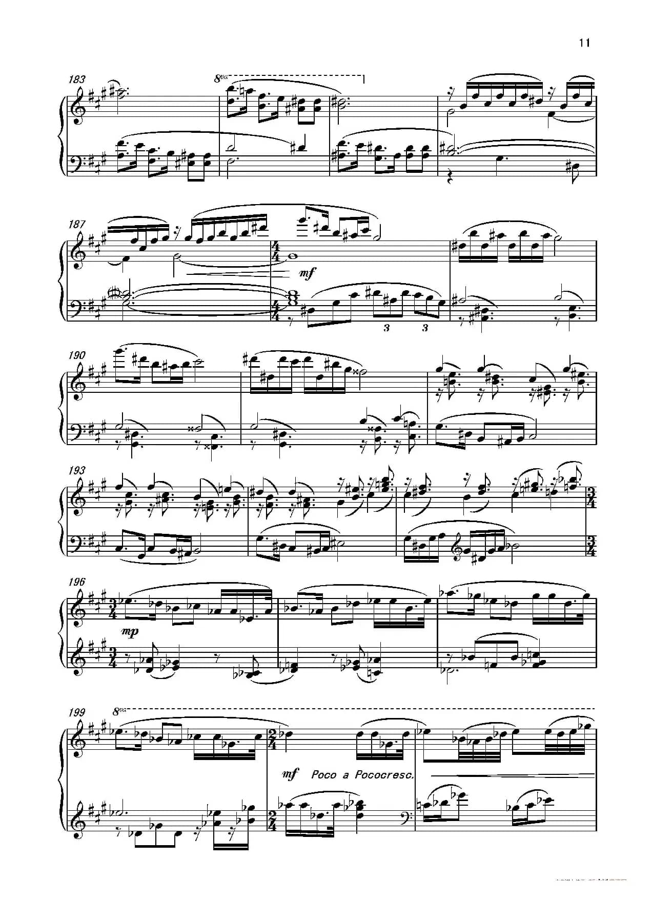 第六钢琴奏鸣曲Piano Sonata No.6（单乐章）