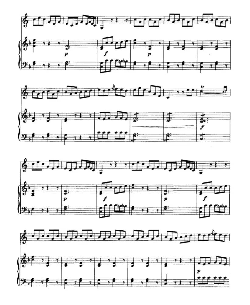 回旋曲（圆号+钢琴伴奏）