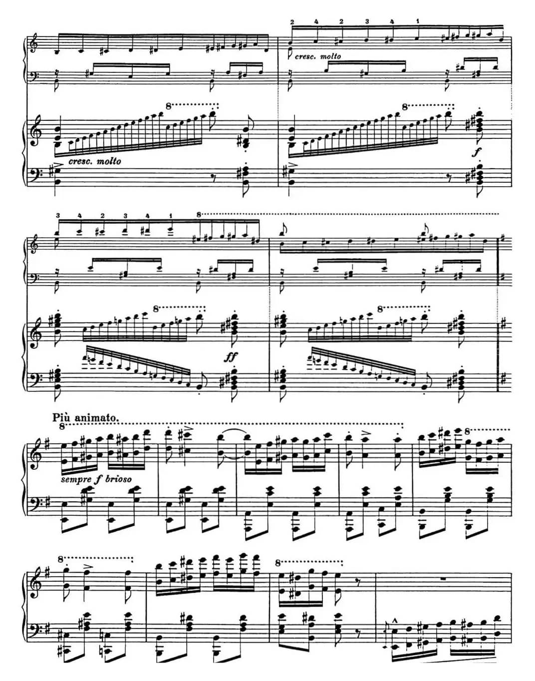 李斯特 匈牙利狂想曲 Hungarian Rhapsodies S.244 No.10