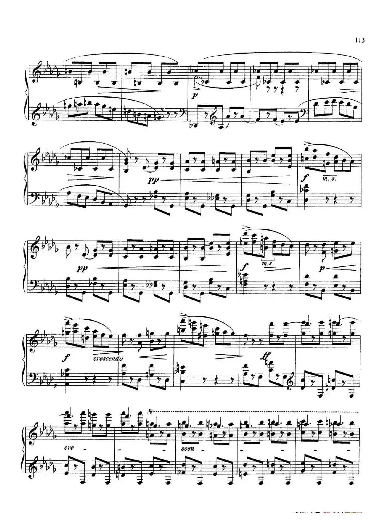 24 Characteristic Pieces Op.36（24首性格小品·22）