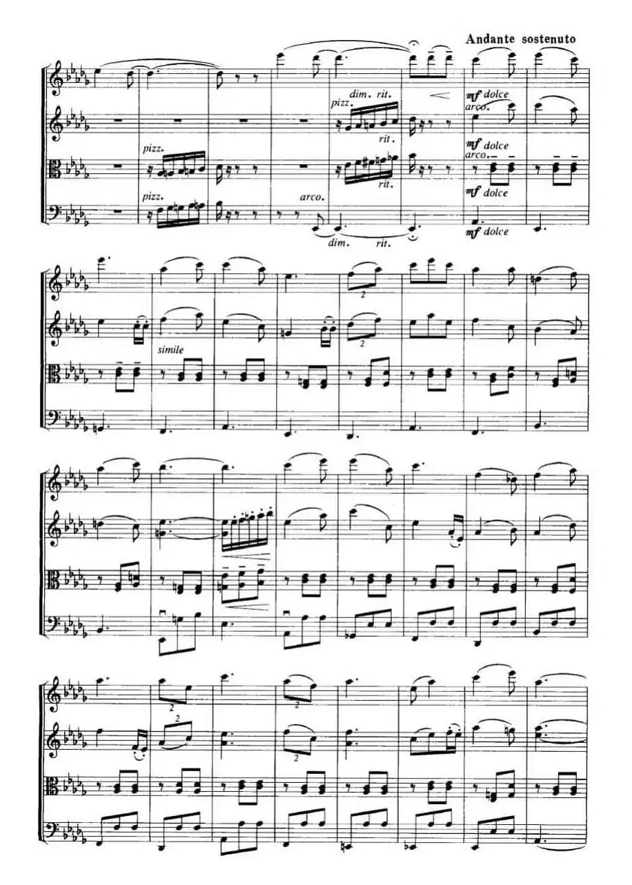 谣趣（弦乐四重奏）