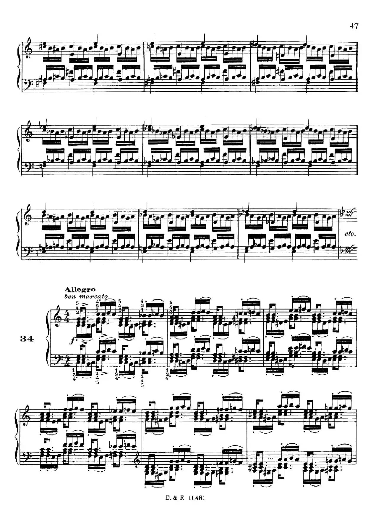 51 Exercises, WoO 6（51首钢琴练习 31—37）