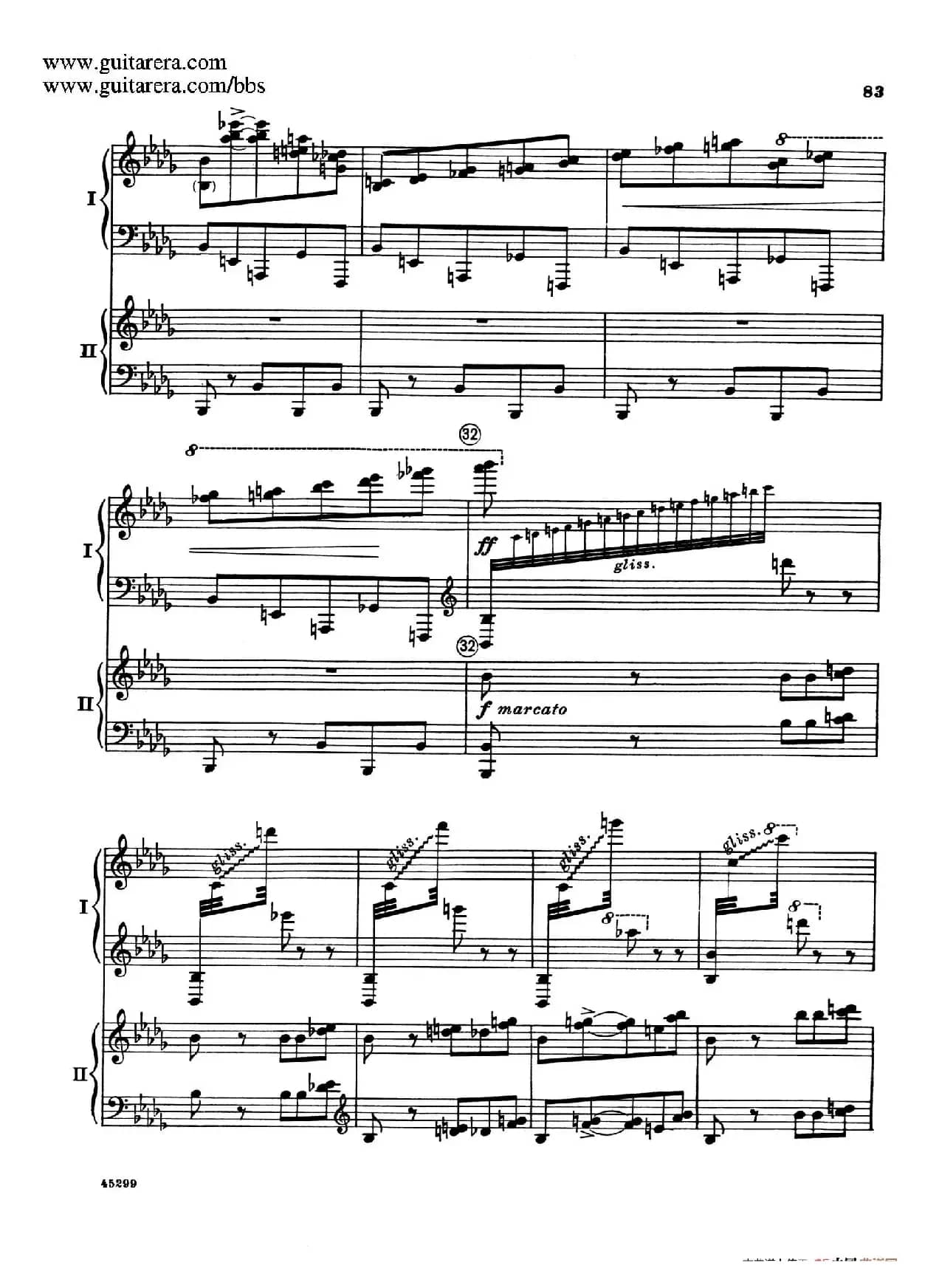 Piano Concerto Op.38（钢琴协奏曲·双钢琴·第三乐章）