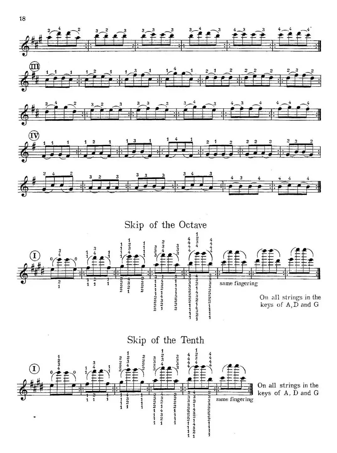 小提琴换把练习曲（第二部分）