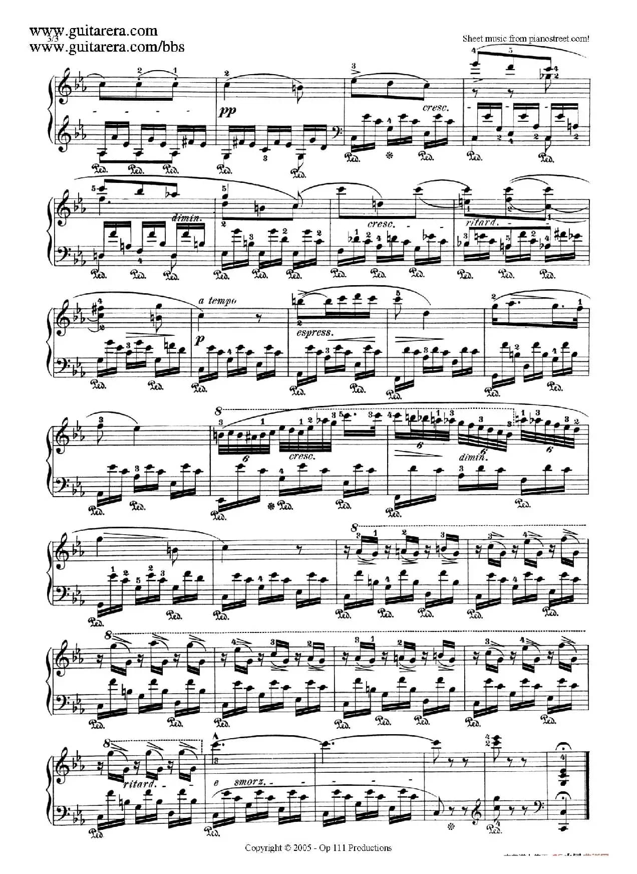 Nocturne No.2 in c Minor（c小调第二号夜曲）