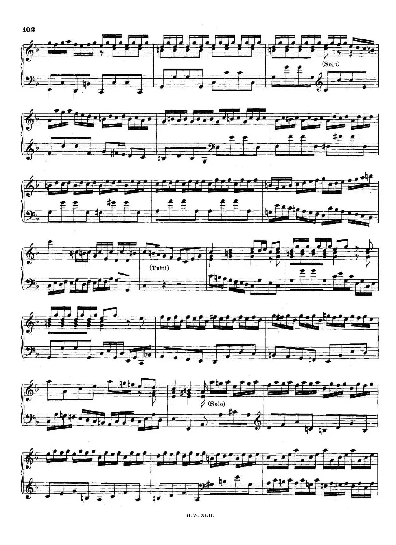 16 Concertos BWV 972-987(十六首为独奏古钢琴而作的协奏曲)(P41——50)