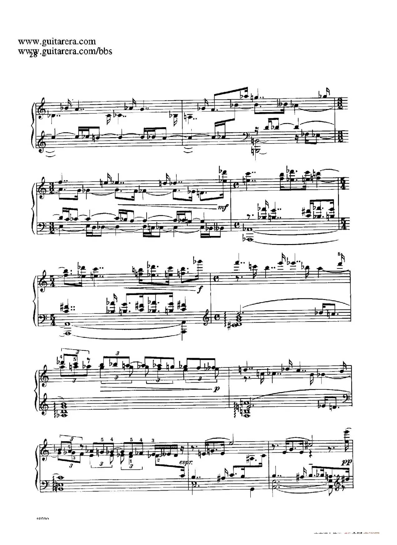 Piano Sonata Op.26（钢琴奏鸣曲·第一乐章）