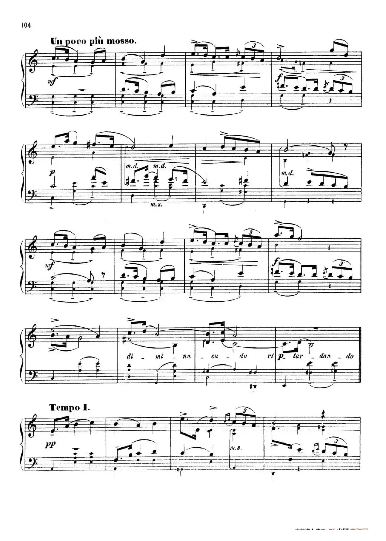 24 Characteristic Pieces Op.36（24首性格小品·20）