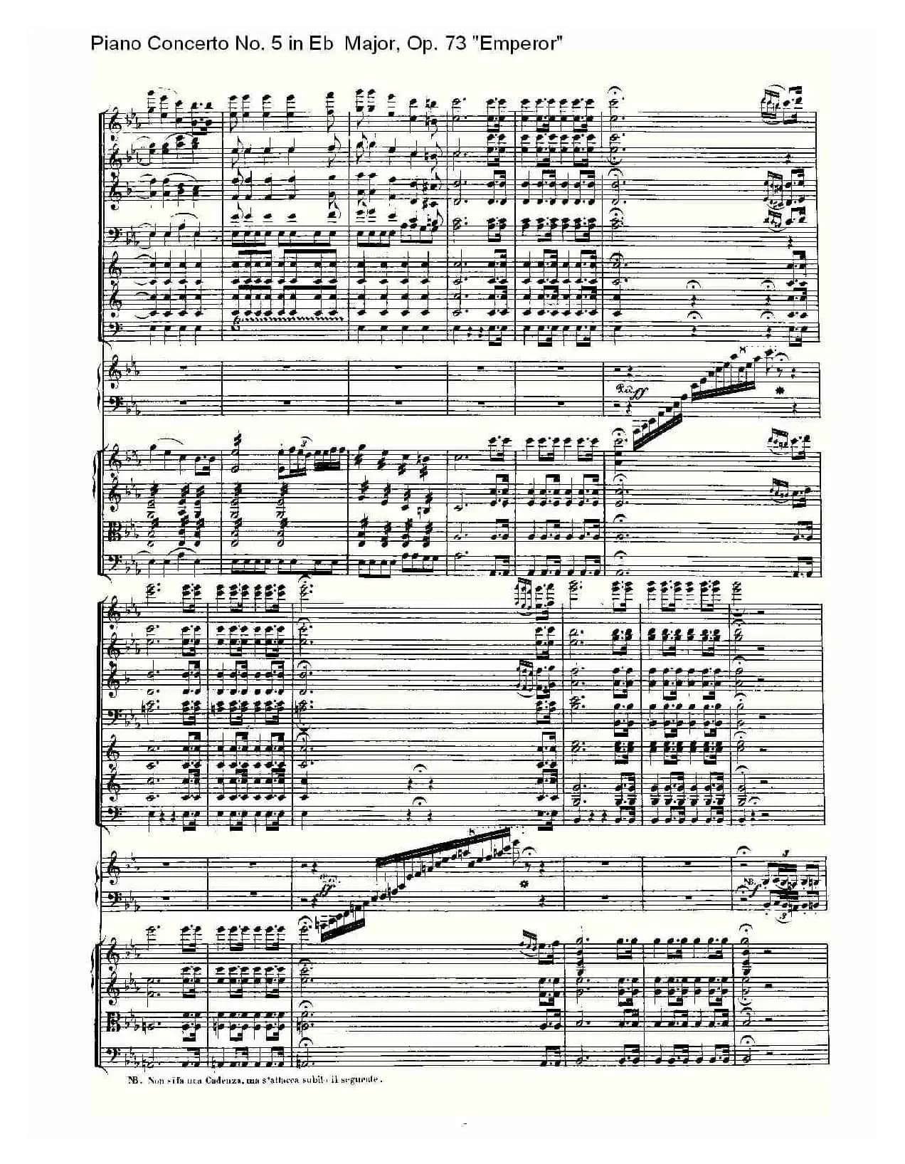 Eb大调钢琴第五协奏曲 Op.73“皇帝” 第一乐章（二）