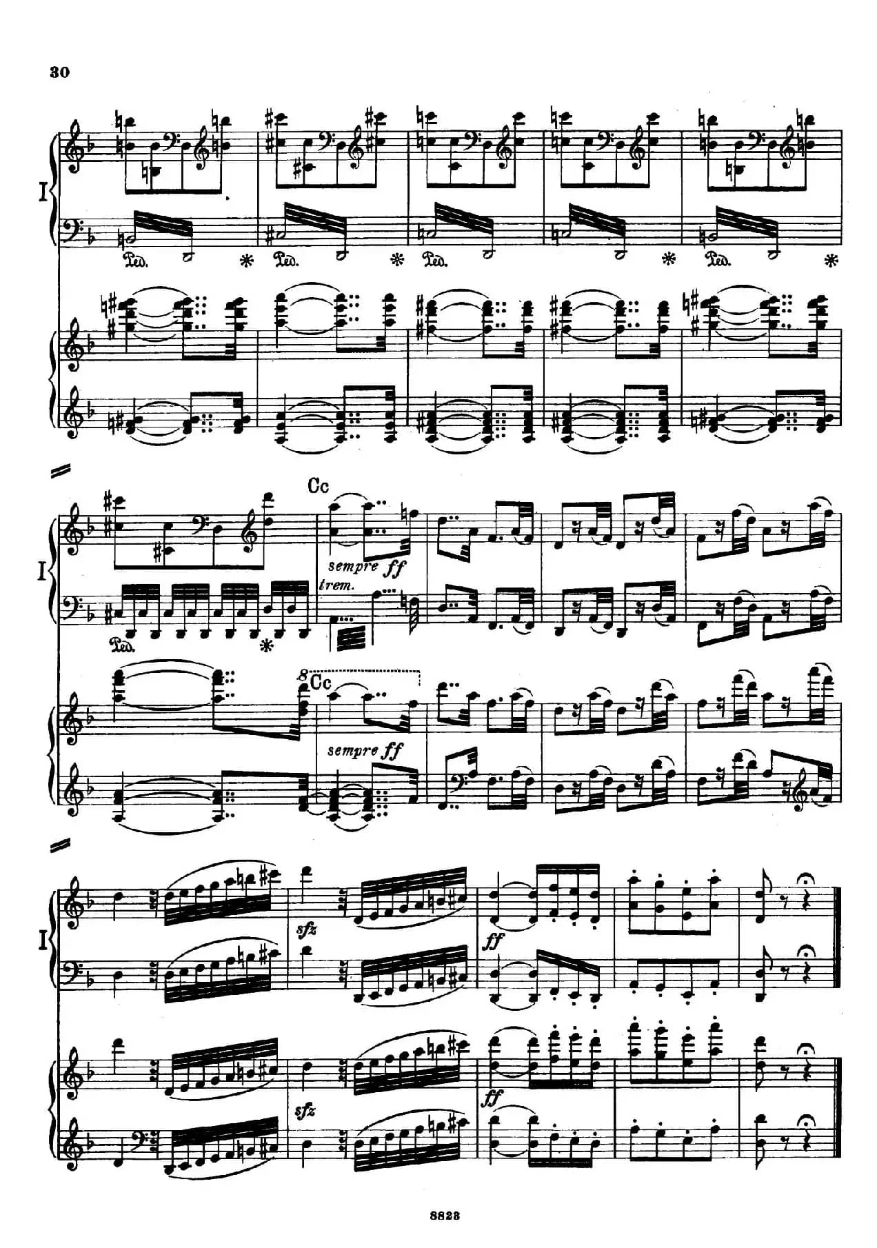 d小调第九交响曲 Op.125(双钢琴P23——32)