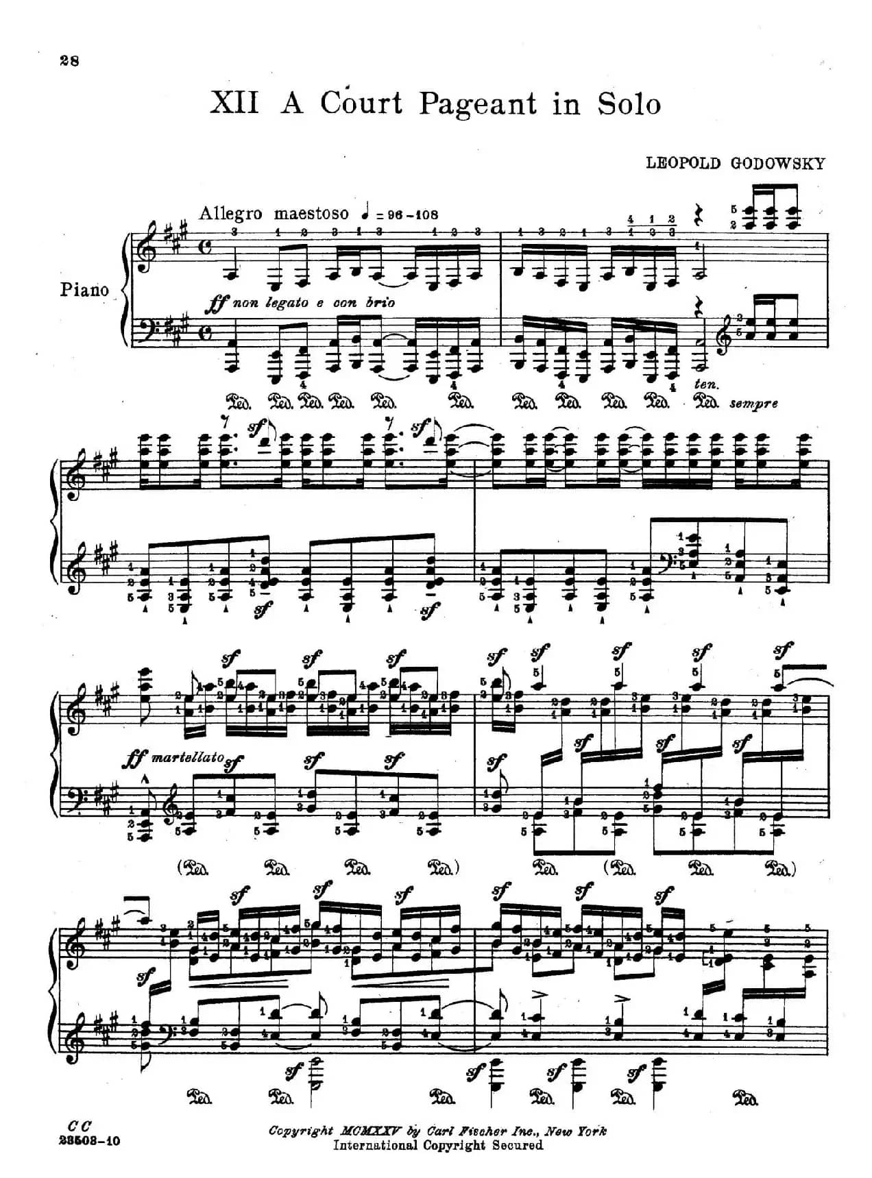 Java Suiten（爪哇组曲· Ⅻ）