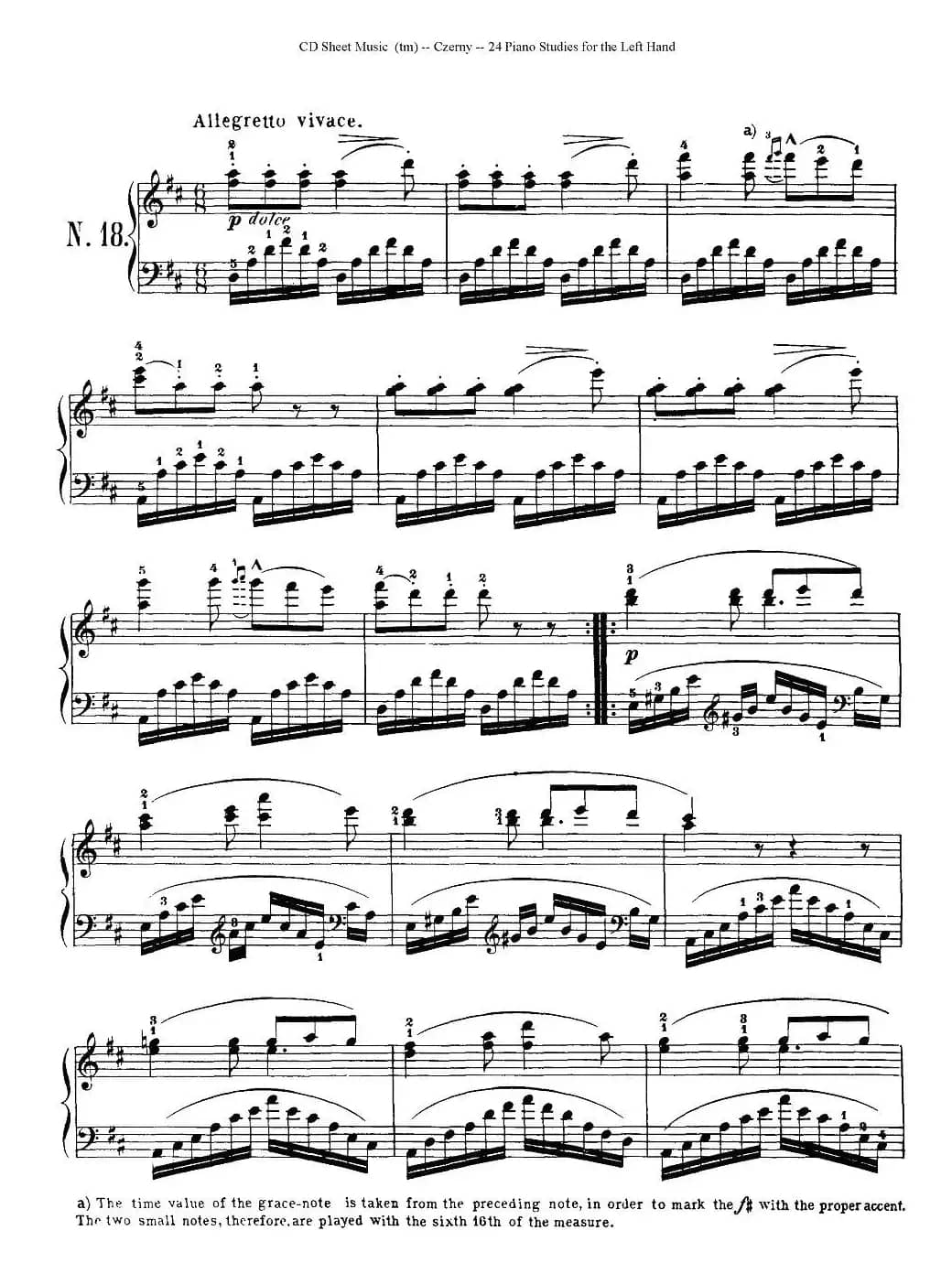 Czerny - 24 Piano Studie（17—24）（车尔尼 - 24首钢琴练习曲）