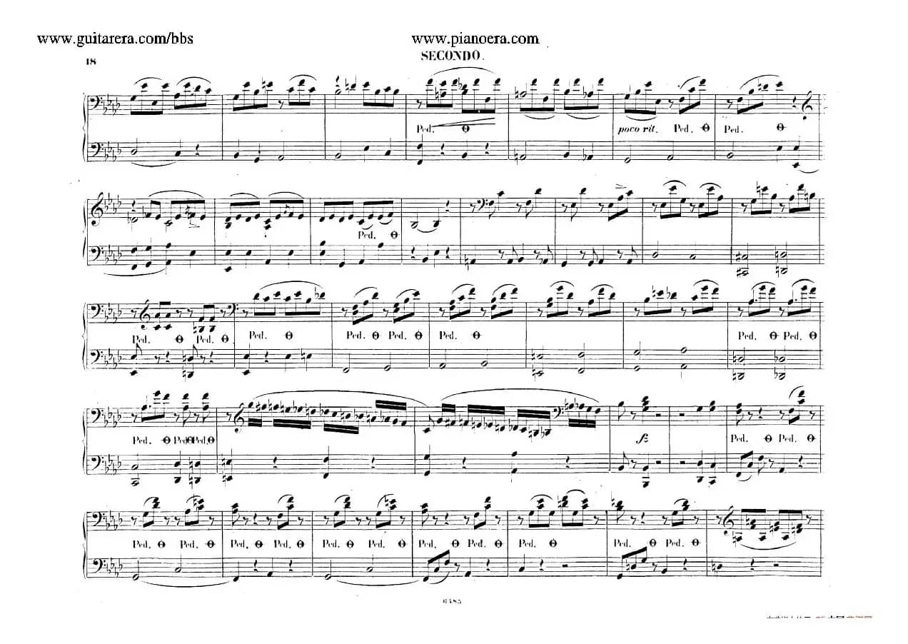 Piano Concerto No.2 in f Minor Op.21（f小调第二钢琴协奏曲·四手联弹版）