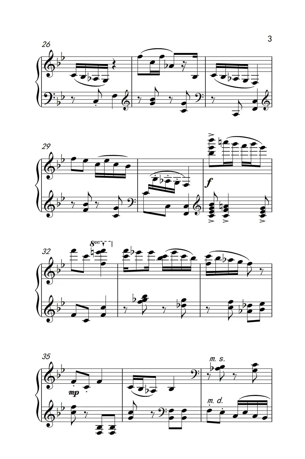 第八级1.夫妻识字（中央音乐学院 钢琴（业余）考级教程 7-9级）