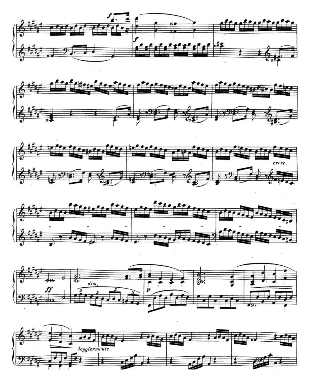 贝多芬钢琴奏鸣曲24 泰丽莎 升F大调 Op.78 F-sharp major