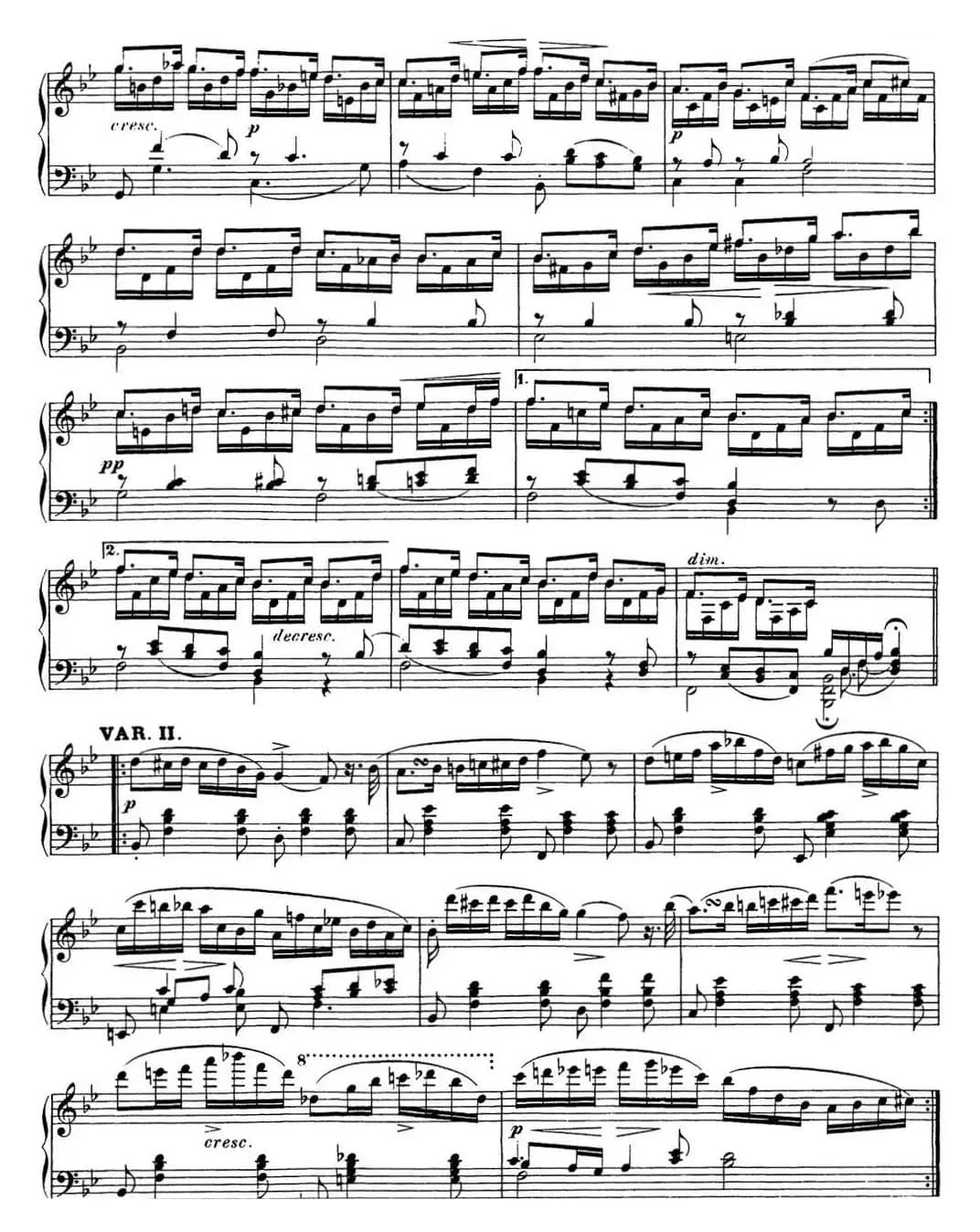 舒伯特降B大调即兴曲D.935，Op.142（NO.3）