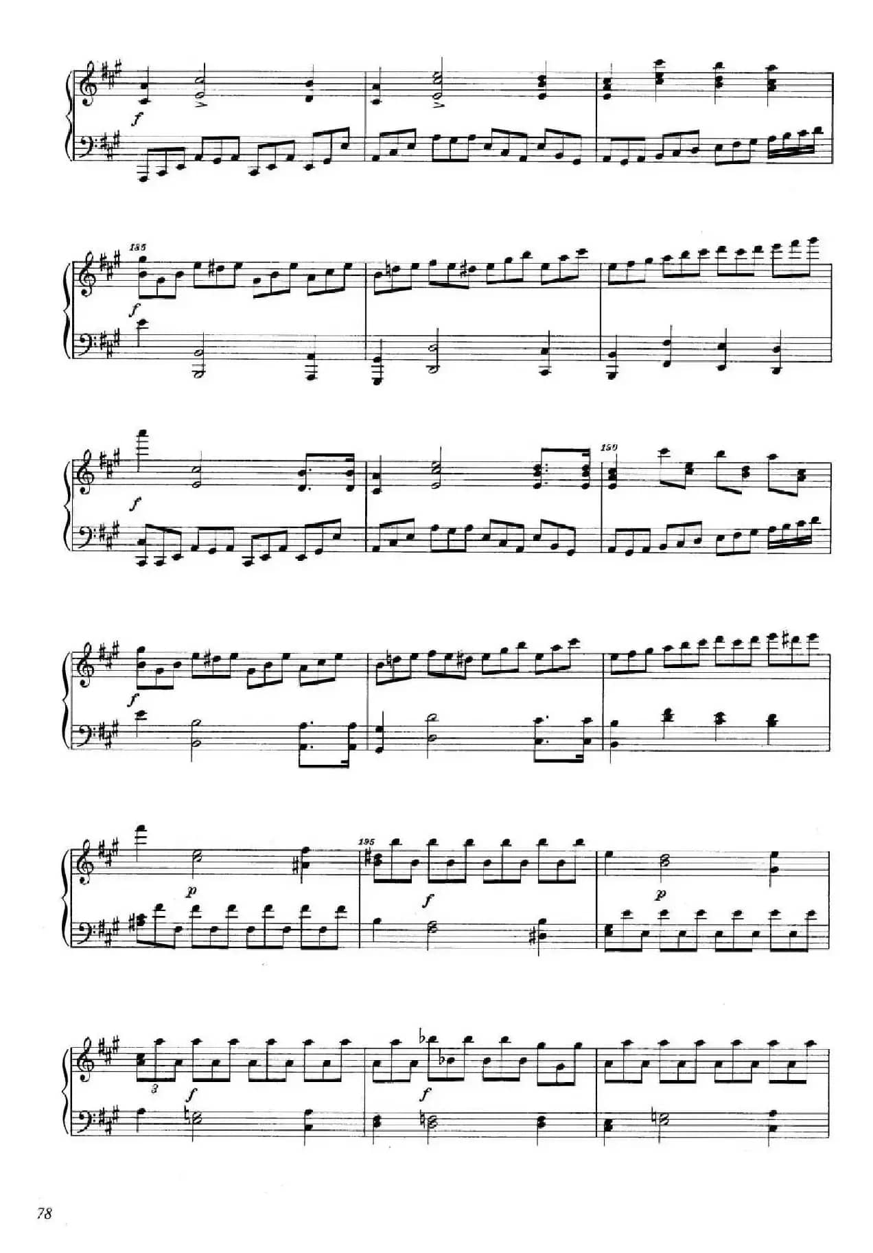 A大调钢琴大奏鸣曲（Grobe Sonate in A Major WWV 26）