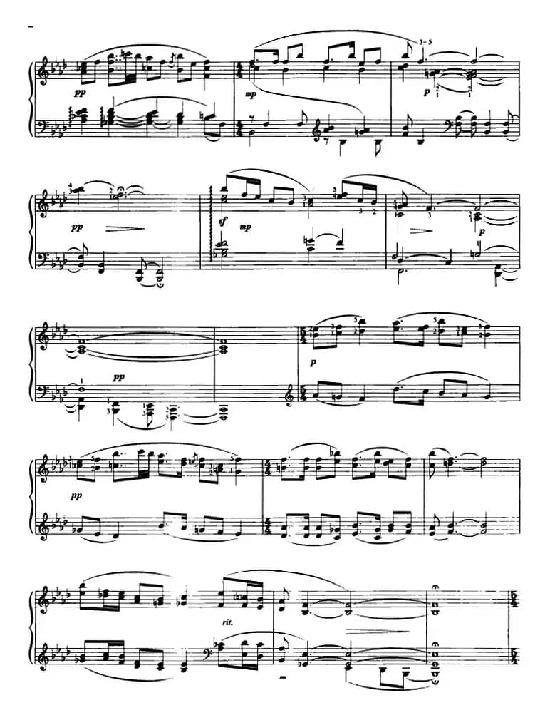 中国民歌七首·（1）正月新春（陕北）