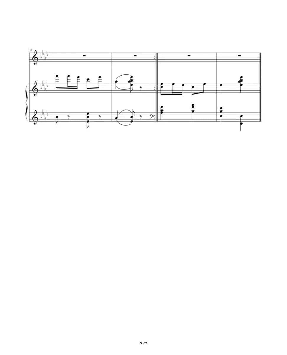 南泥湾（伴奏谱）