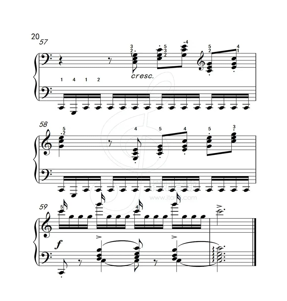 练习曲 12（克拉莫钢琴练习曲60首）