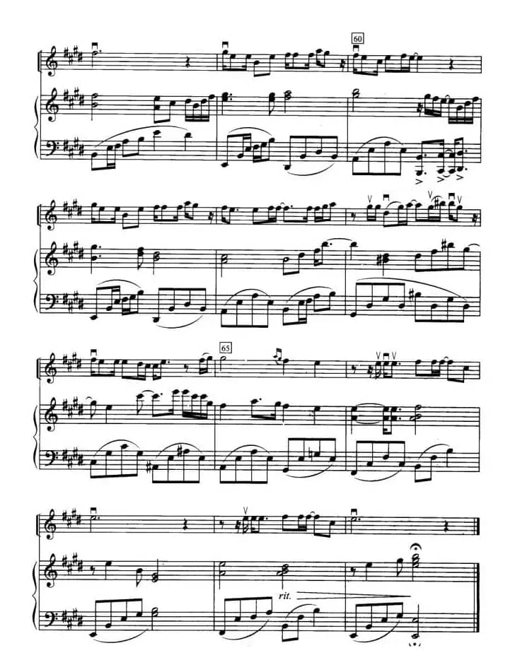 第三滴眼泪（小提琴+钢琴伴奏）