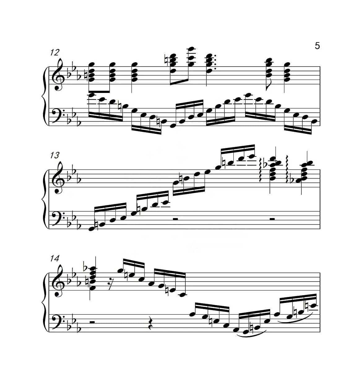 第六级 台湾民谣（中国音乐学院钢琴考级作品1~6级）