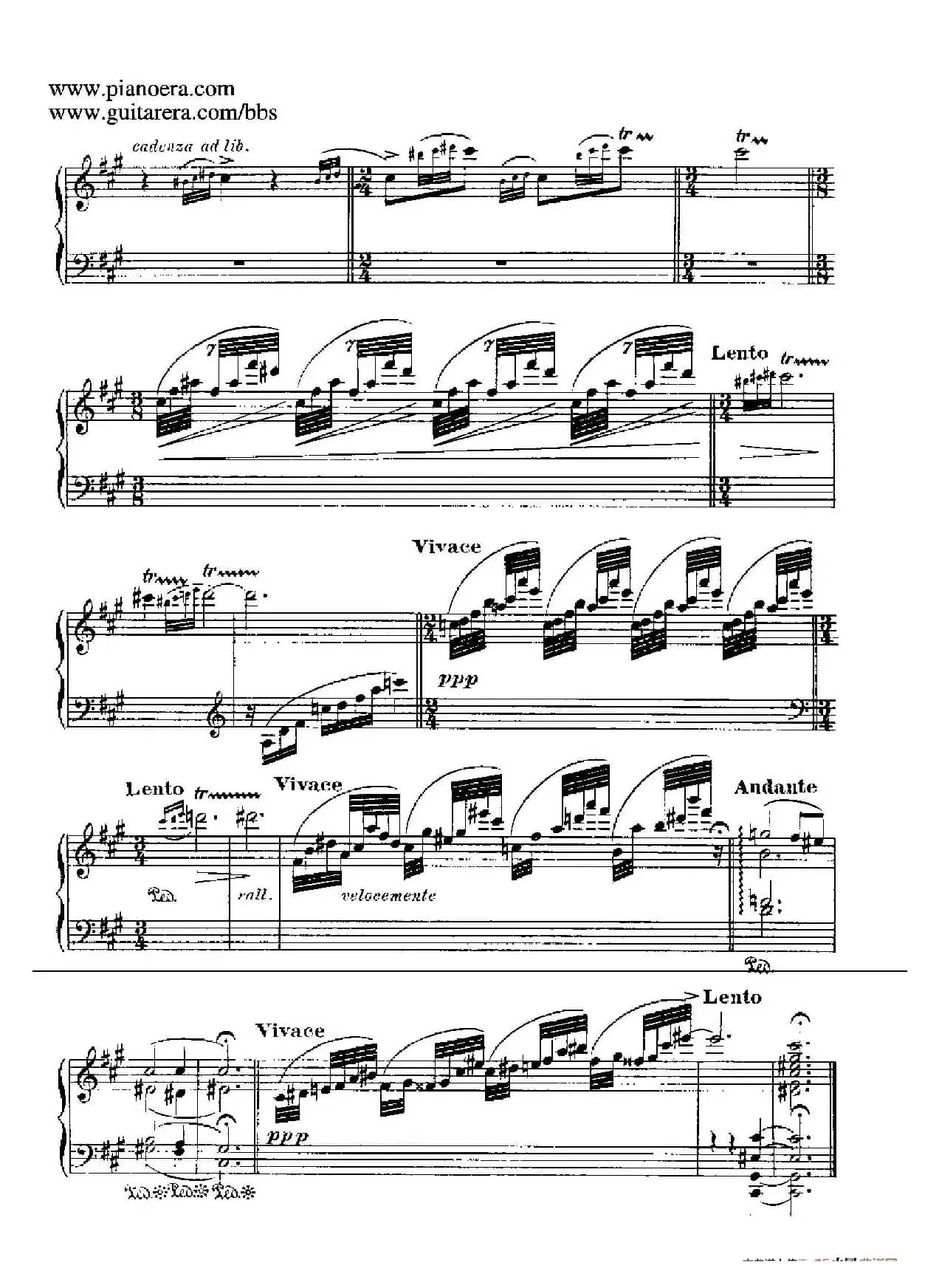 Goyescas（戈雅之画）（4. 叹息，少女与夜莺 Quejas, O La Maja Y El Ruisenor）