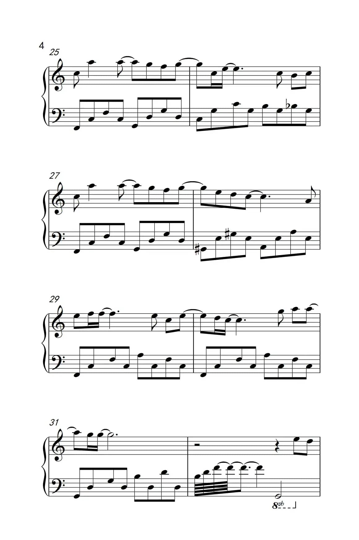 爱转角（《弹吧音教》制谱）