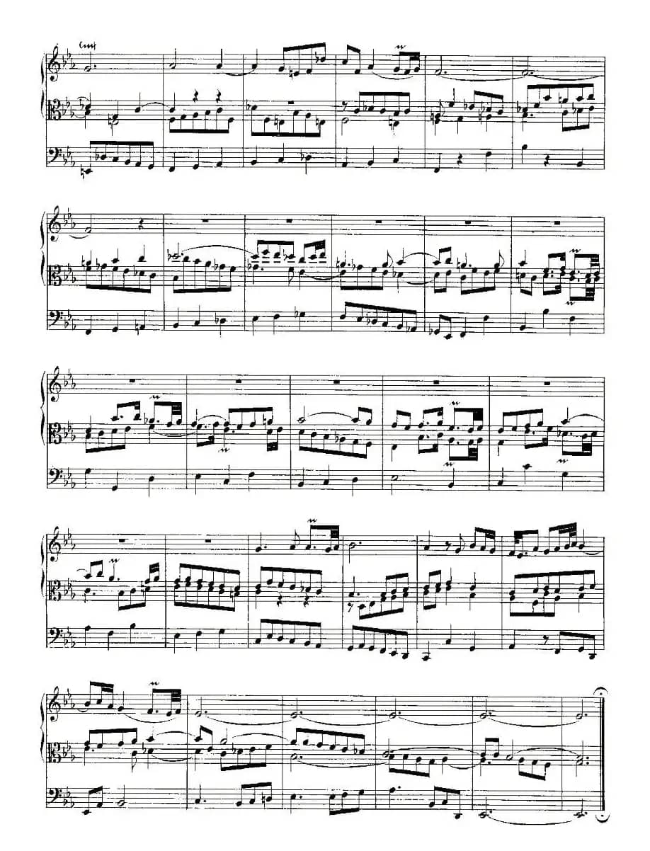 18首赞美诗前奏曲之四