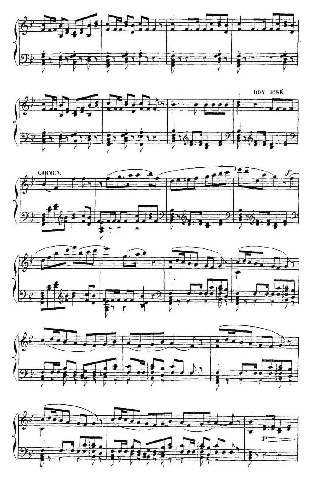 Carmen for Solo Piano（卡门全剧钢琴独奏版）（No.16）