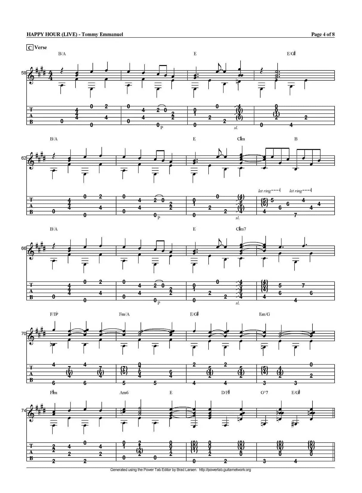 tommy emmanuel：happy hour live（指弹吉他）