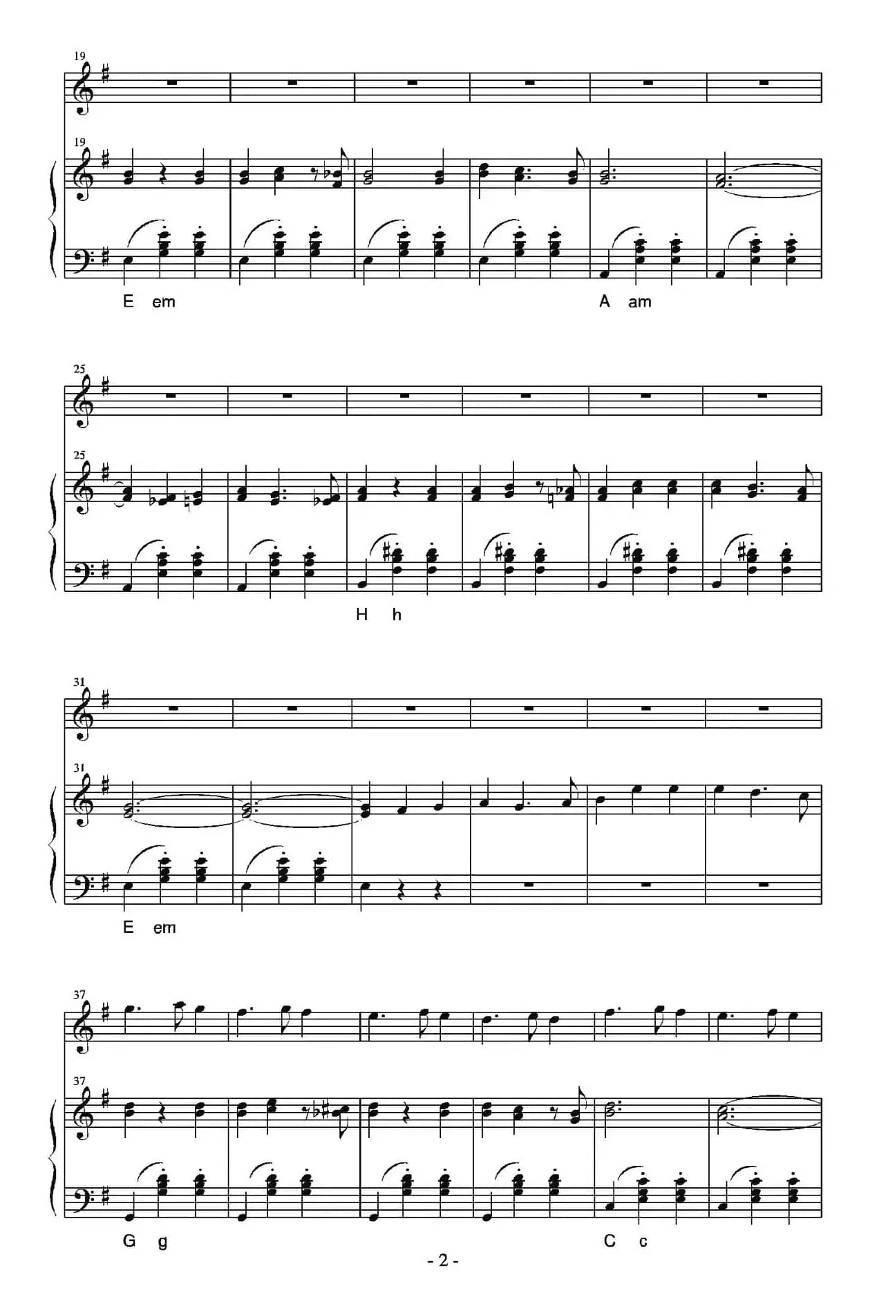 Yann Tiersen-La Valse Des Vieux Os （钢琴伴奏谱）