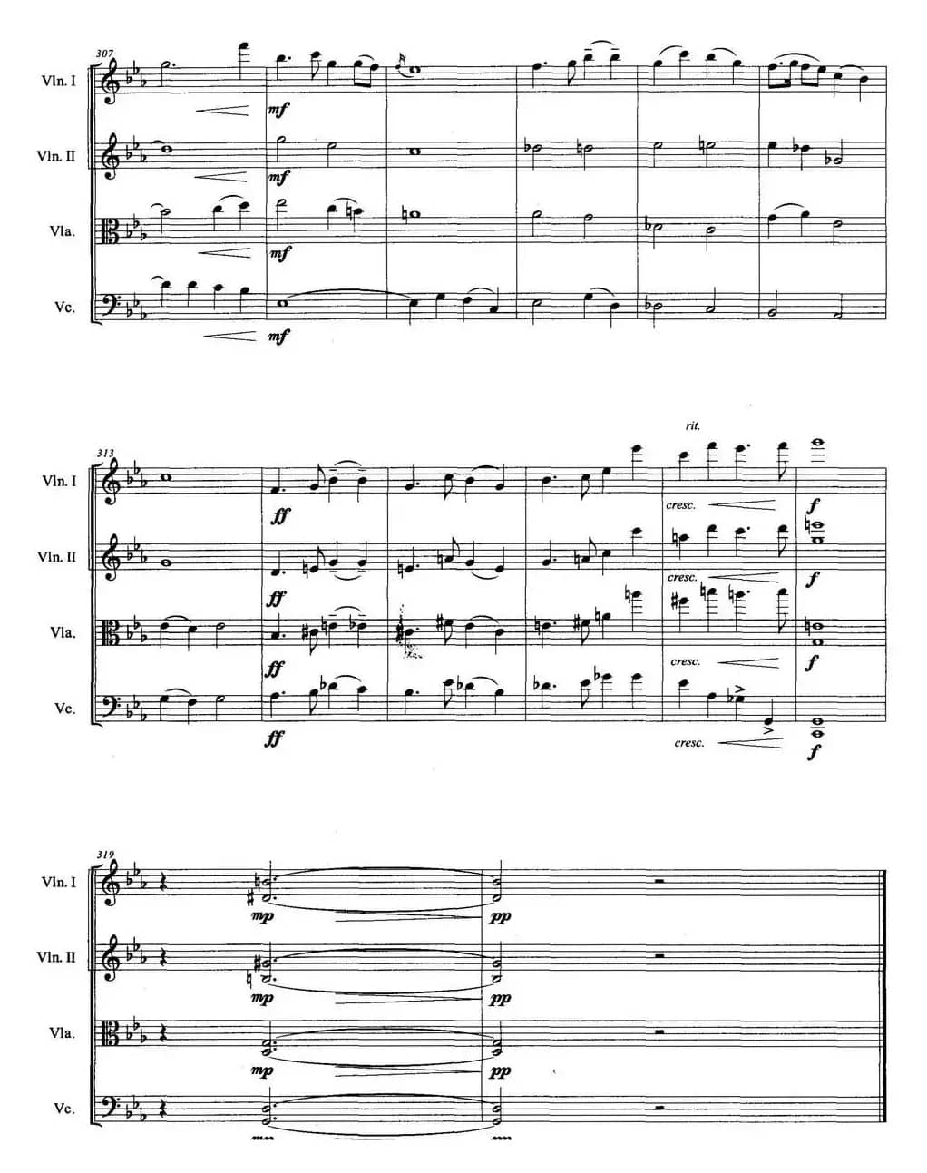 兰花花（弦乐四重奏）