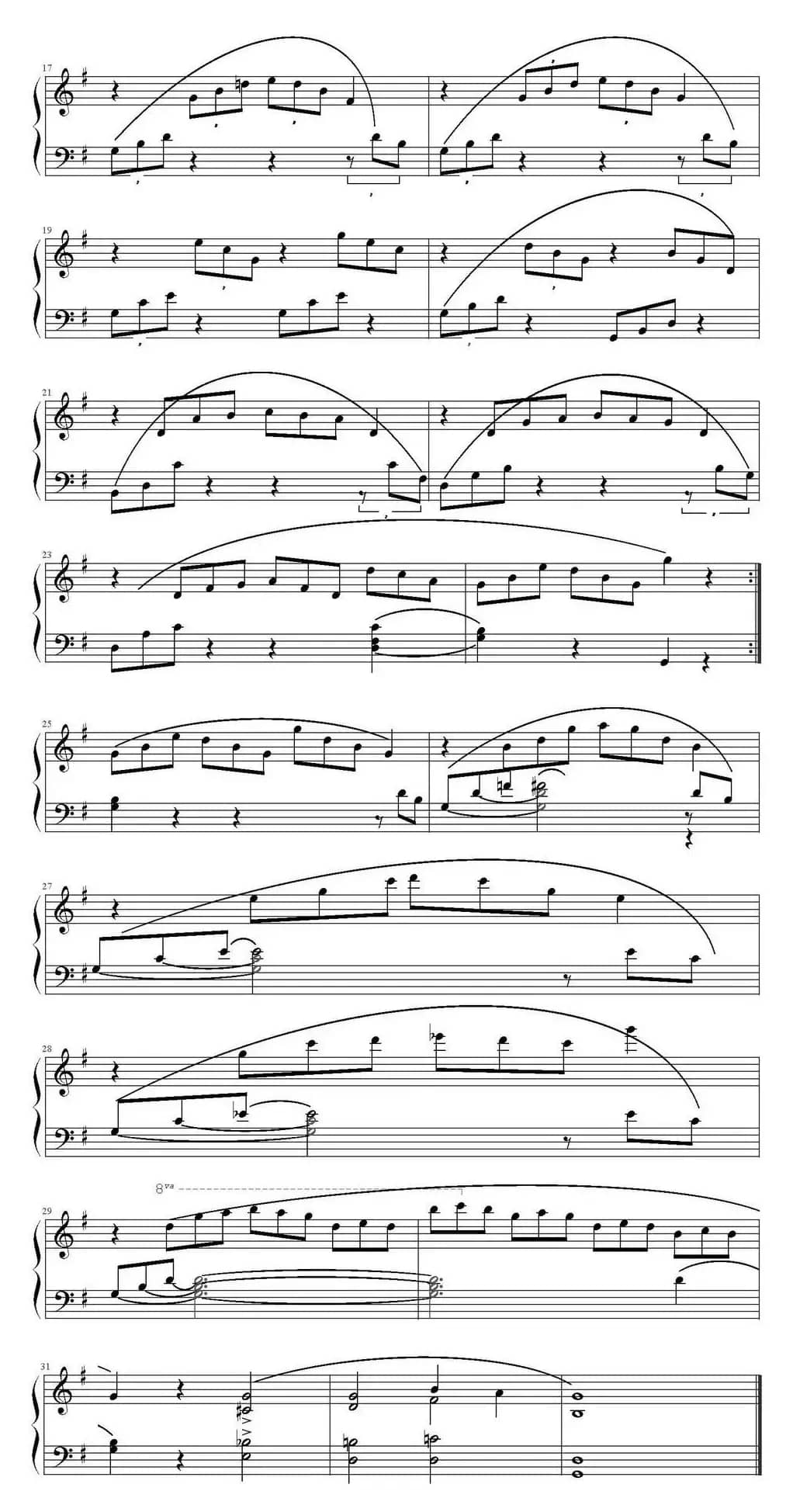 天使的和声（弗里德里希·布格繆勒Op.100，No.21）