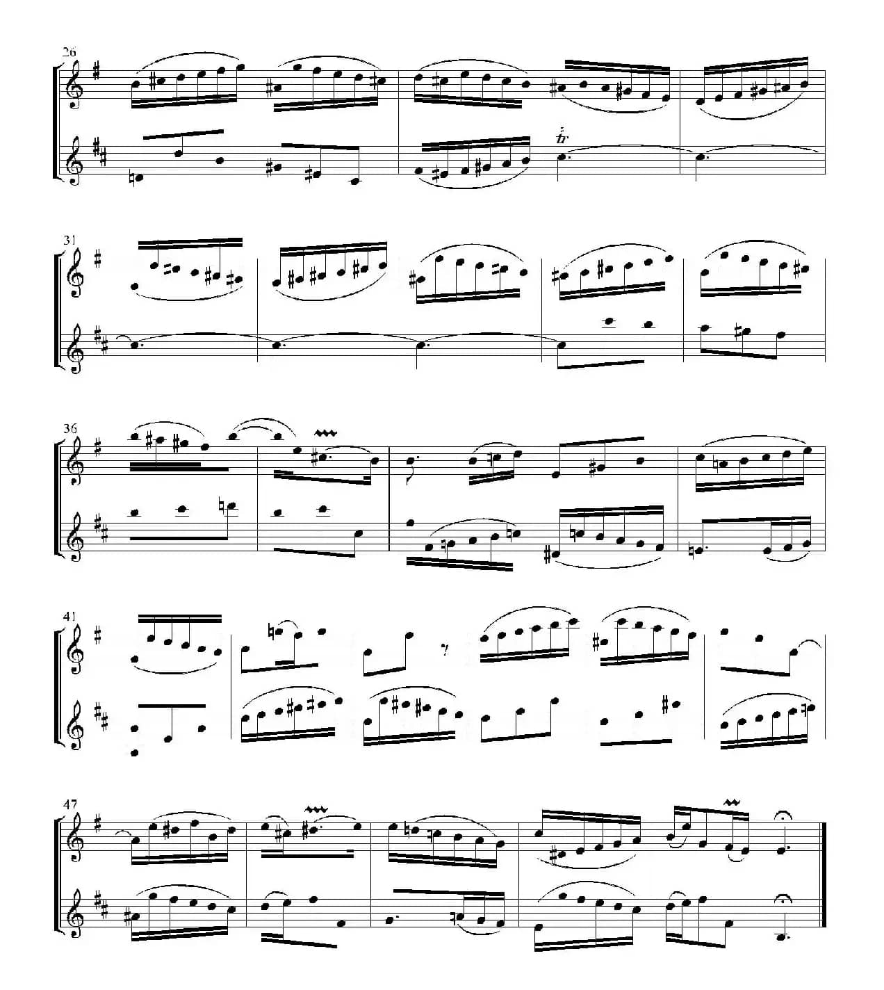 Inventions 巴赫15首创意曲（二重奏—4）