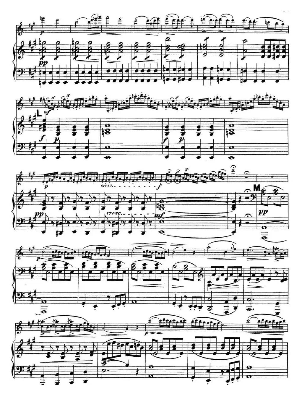 Rode Concerto No.7 in A Major（小提琴+钢琴伴奏）