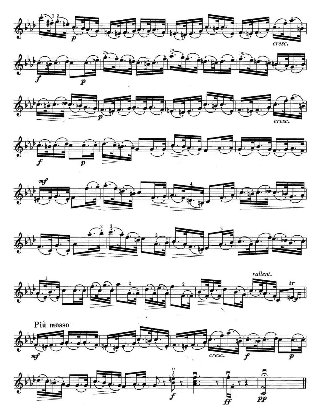 小提琴考级第四级：练习曲（6首）