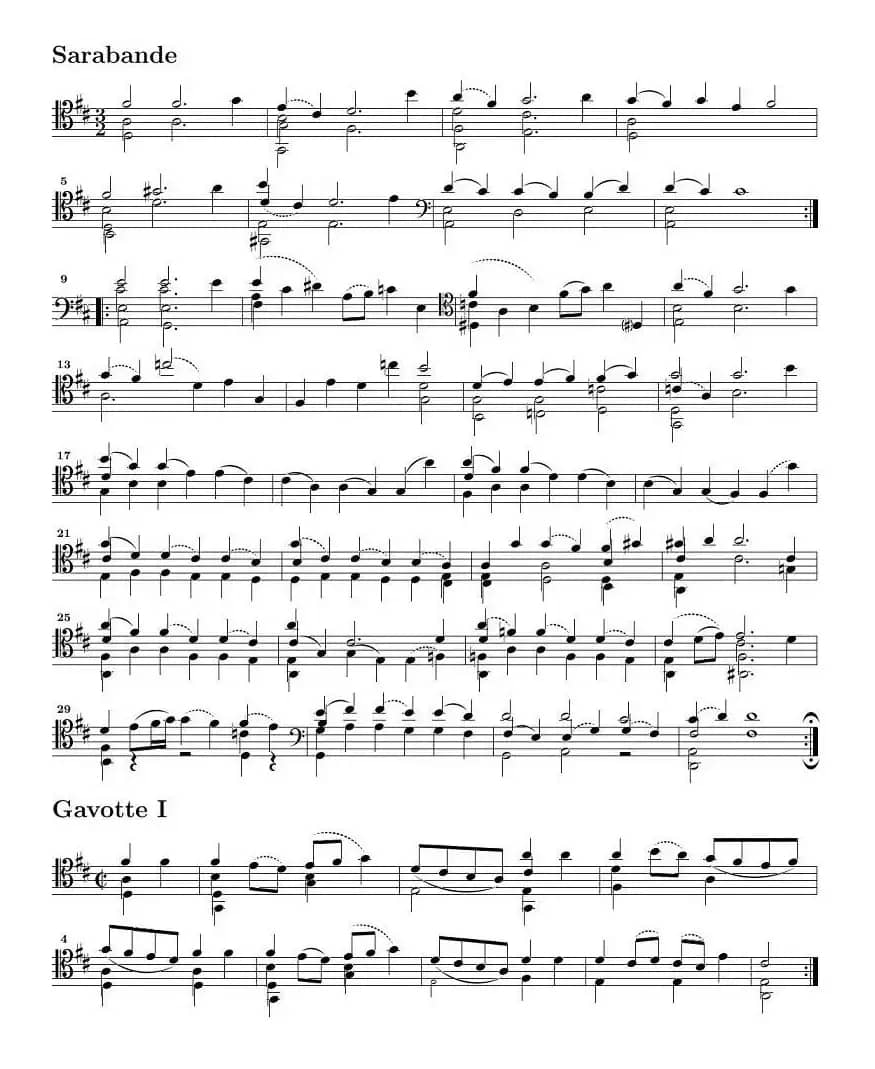 巴赫无伴奏大提琴练习曲之六