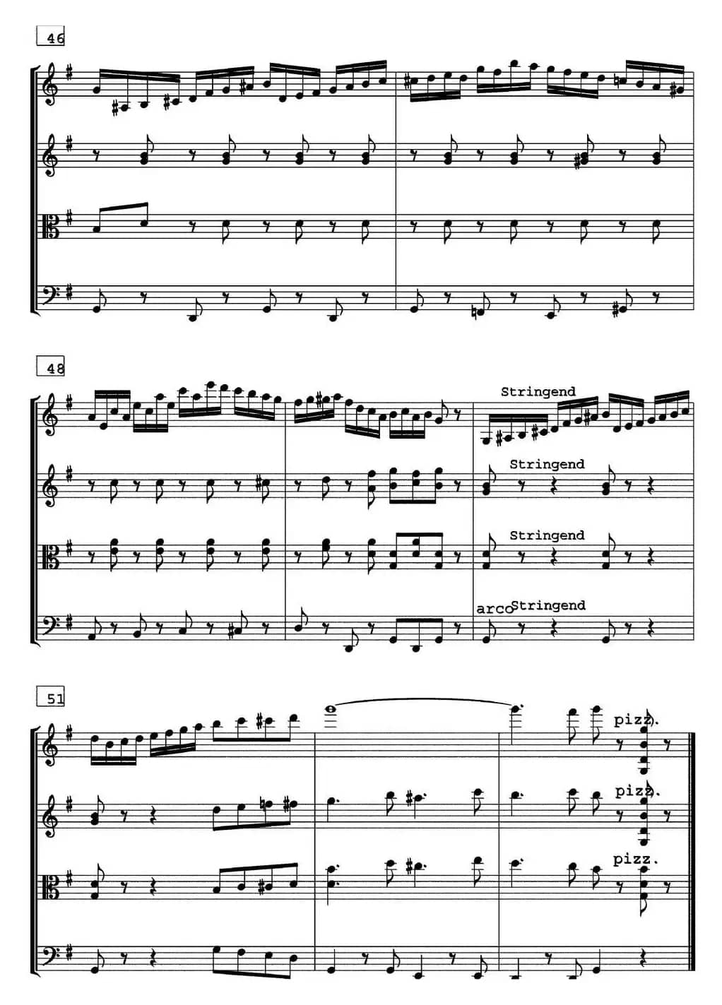 HORA National dance of Moldaviya（霍拉舞曲、四重奏）