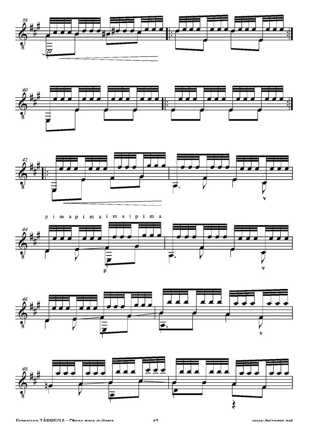 iSUENO!(Tremolo-Estudio A mi querido amigo el notable aficionado Dr.D.Severino G（古典吉他）