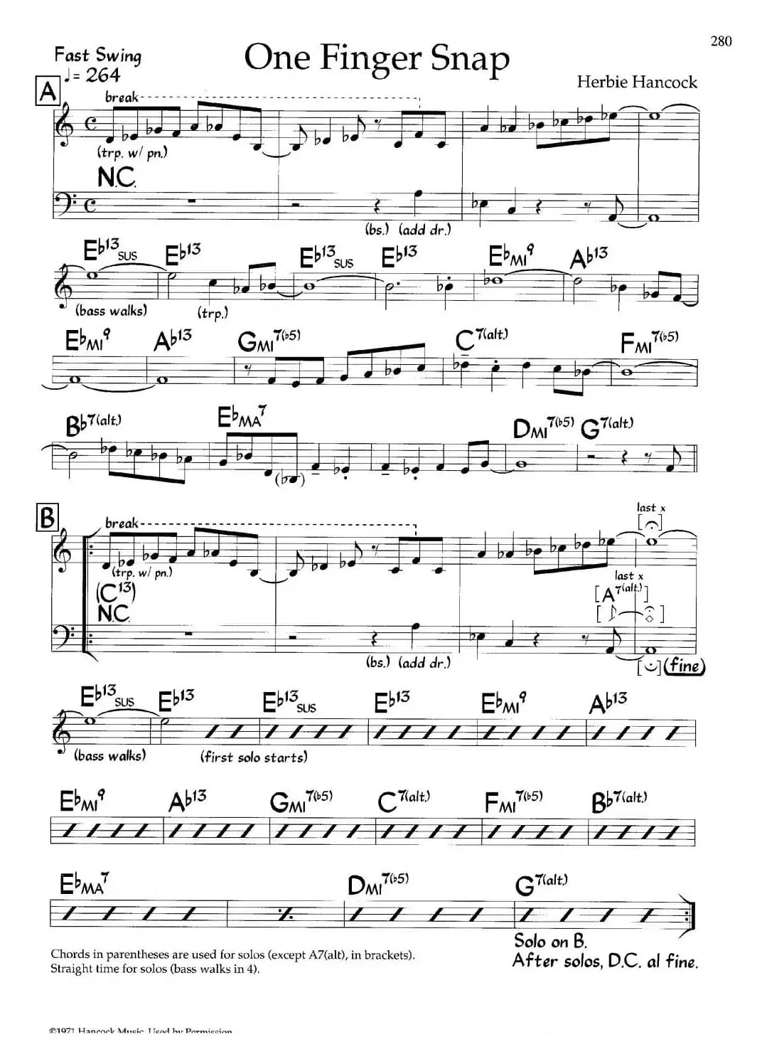 One Finger Snap（爵士钢琴曲）