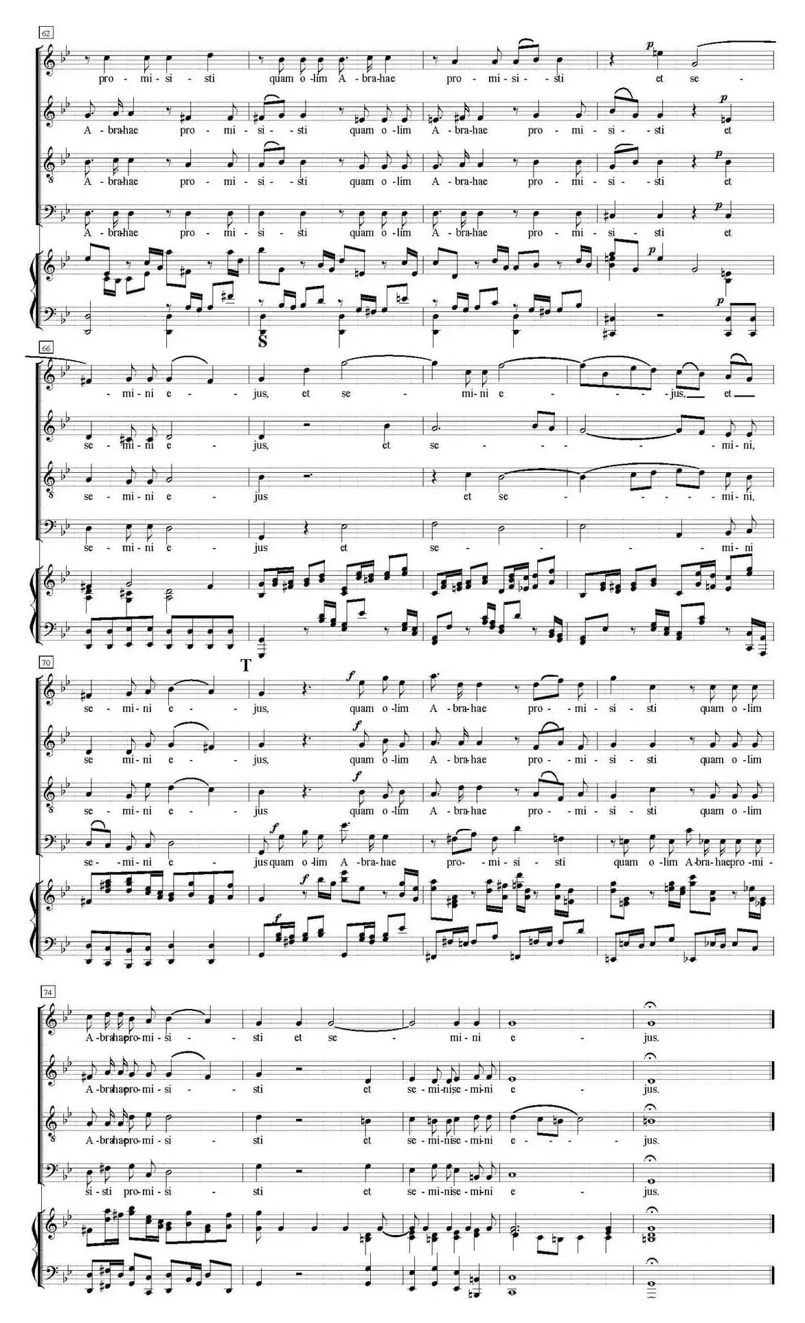 N°8 Domine Jesu（萨克斯四重奏+钢琴伴奏）