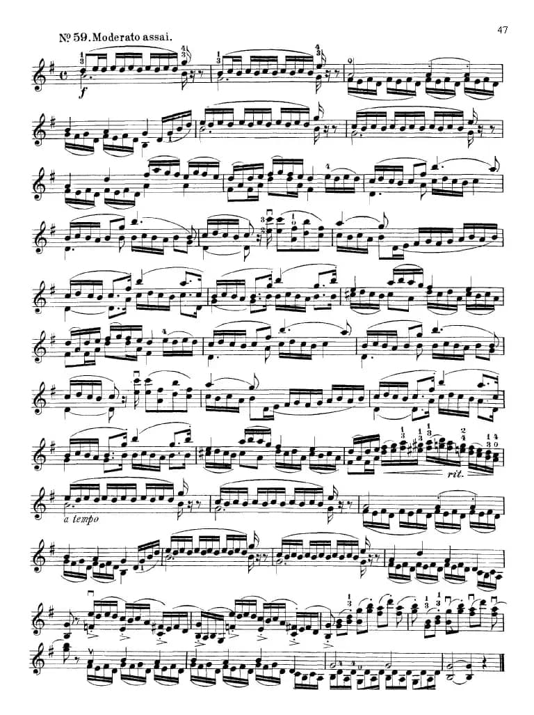 沃尔法特60首练习曲 Op.45（第41-49页）