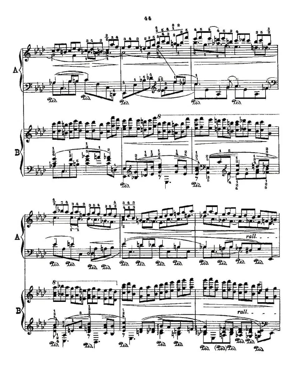 肖邦《练习曲》Fr.Chopin Op.25 No2-3