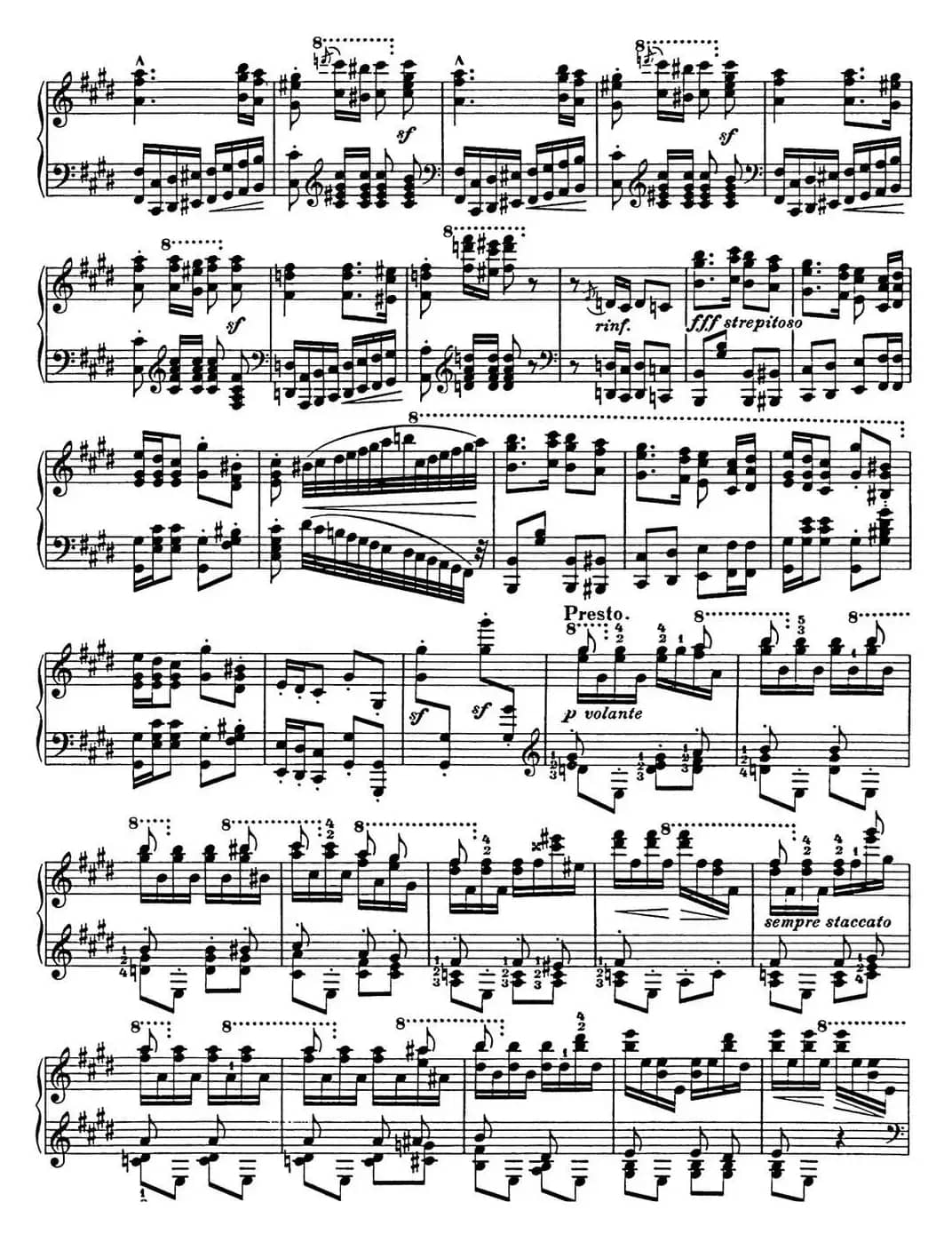 李斯特 匈牙利狂想曲 Hungarian Rhapsodies S.244 No.1