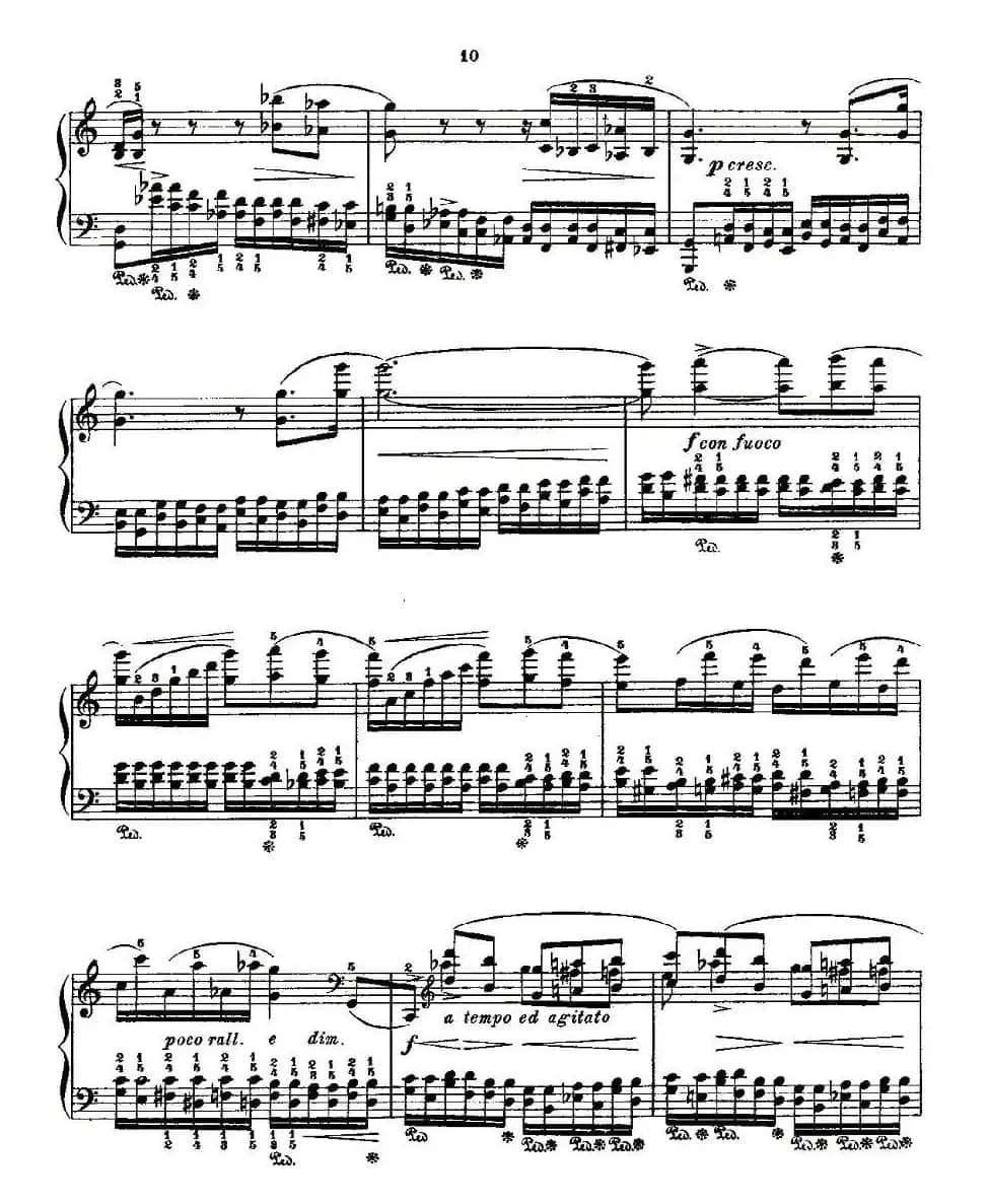 肖邦《练习曲》Fr.Chopin Op.10 No7-1